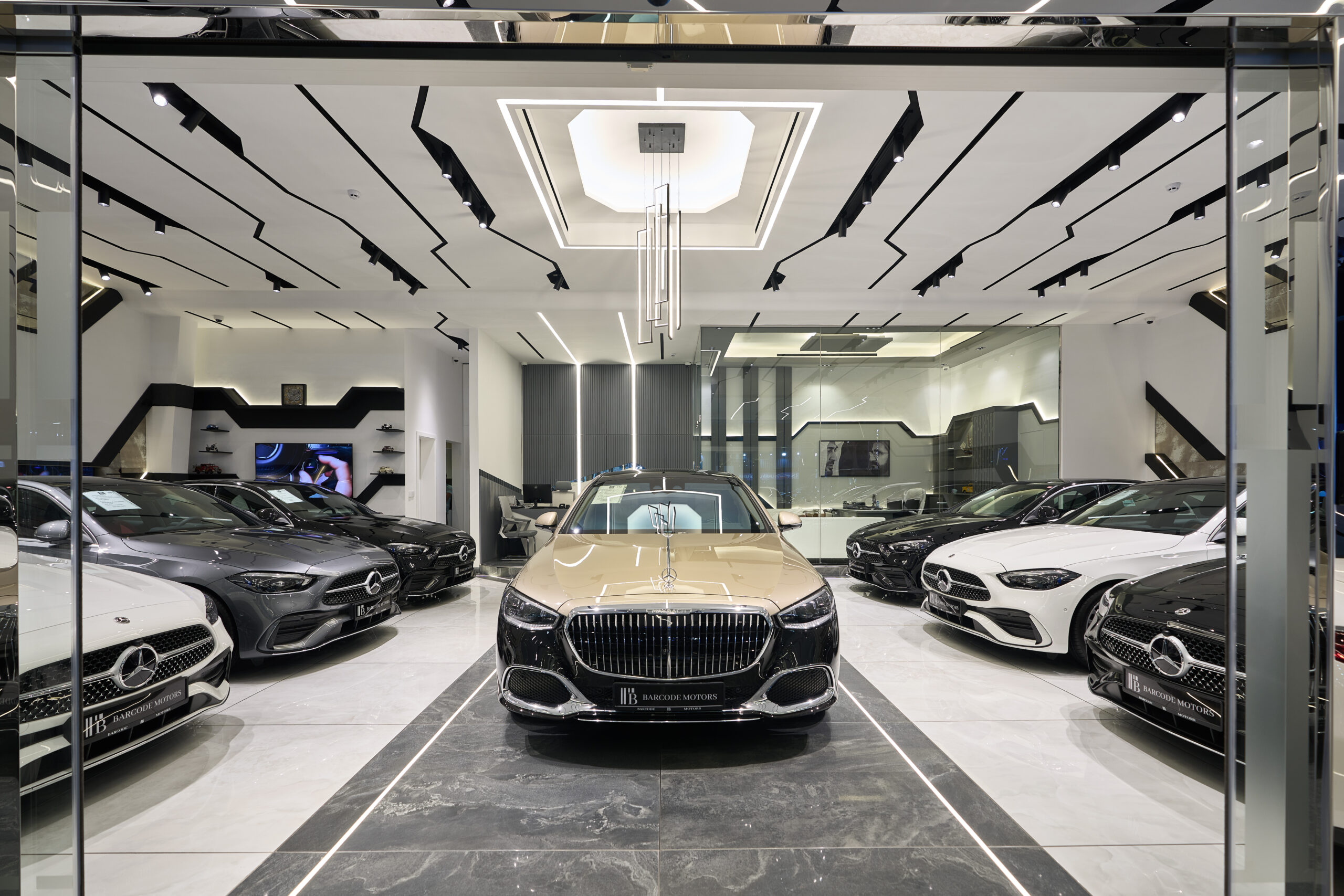 Malakit Interiors LLC - A Luxury Stunning Car Showroom